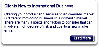 Clients New to International Business
