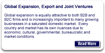 Overseas Business, Joint Ventures, International Trade &
Relations